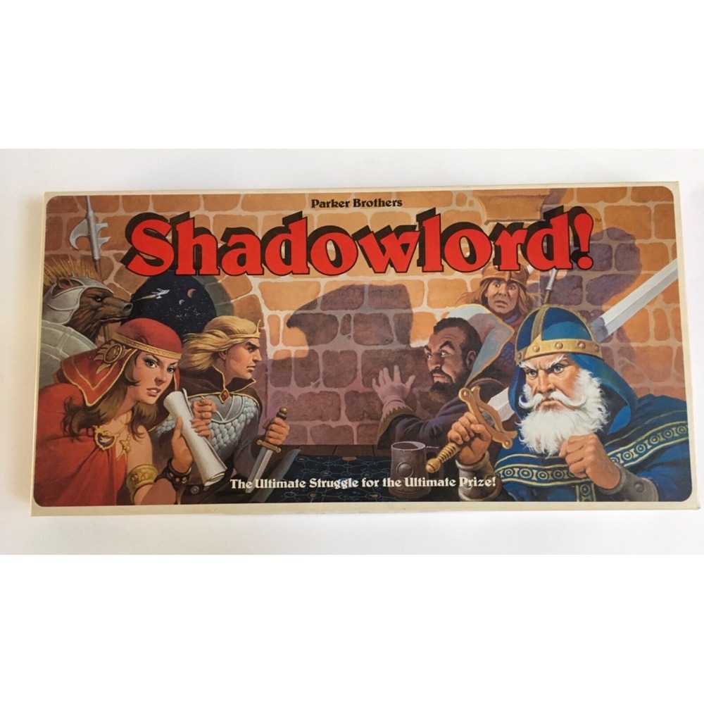 Rare Vintage 1983 Shadowlord Board game Parker Brothers